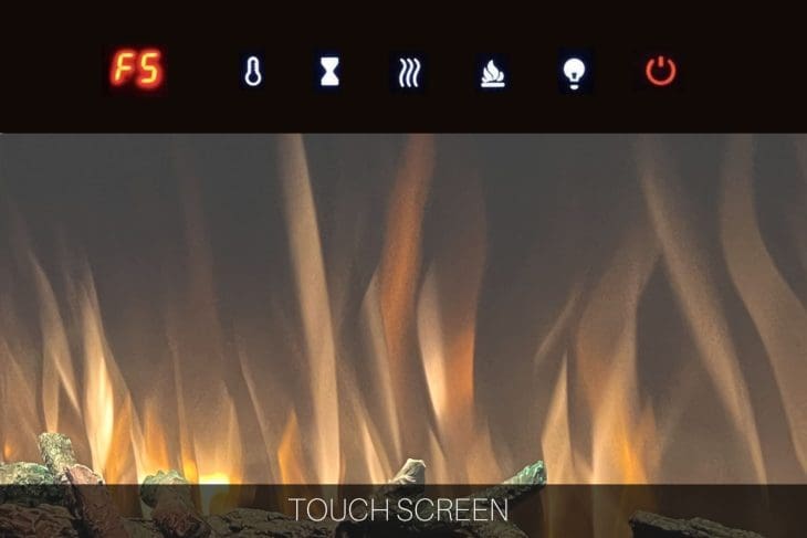 Media wall with touchscreen