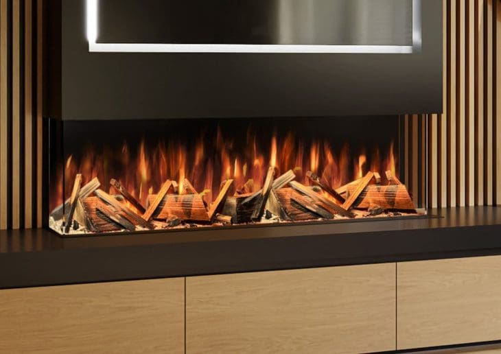 3 Sided Electric Fire