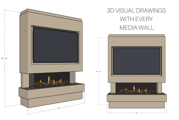 Media wall design