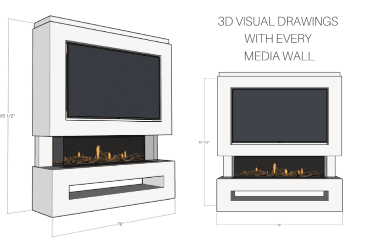 Media wall design