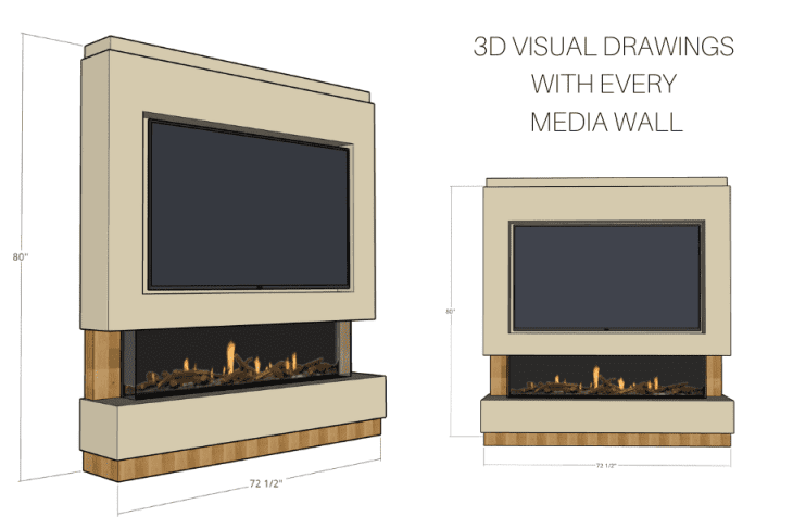 Media wall design