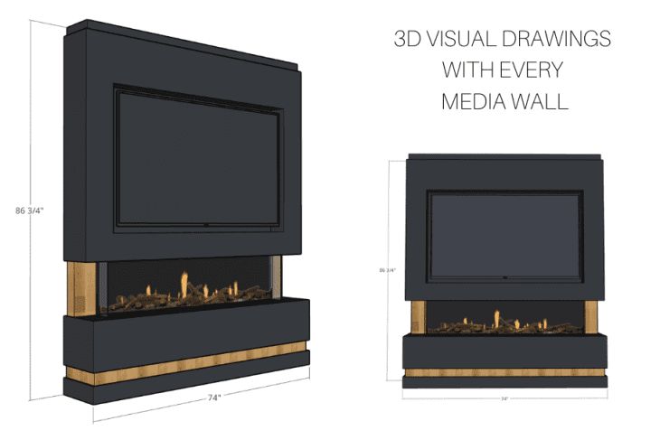 Media wall design