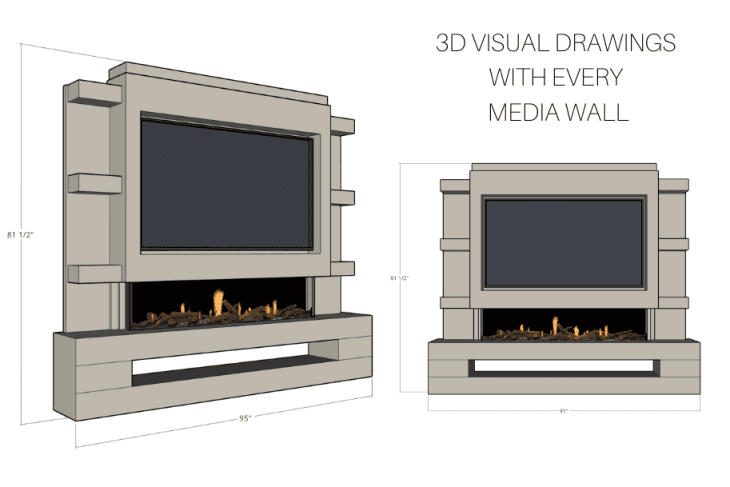 Media wall design