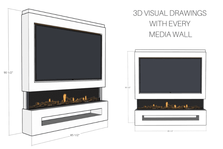 Media wall design