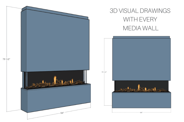 Media wall design