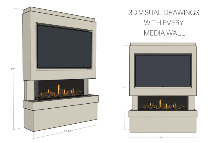 Media wall design