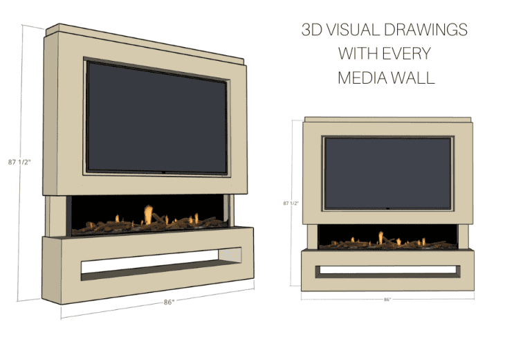 Media wall design