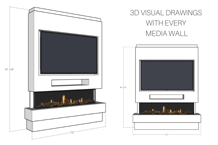 Media wall design