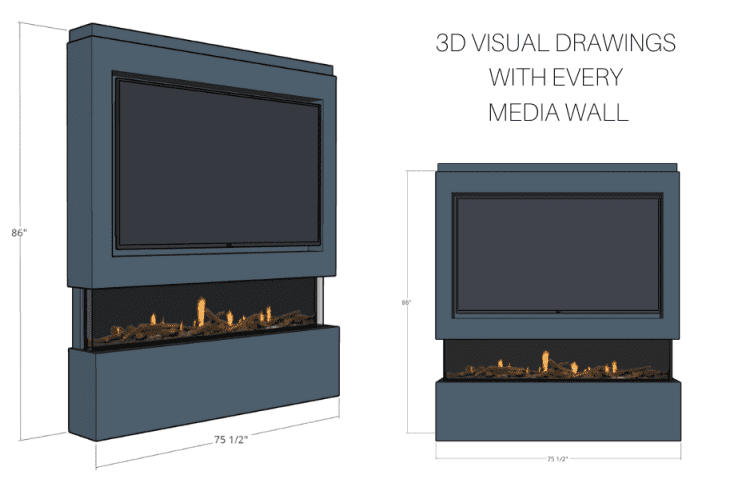 Media wall design
