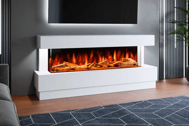 Electric Fireplace Suite