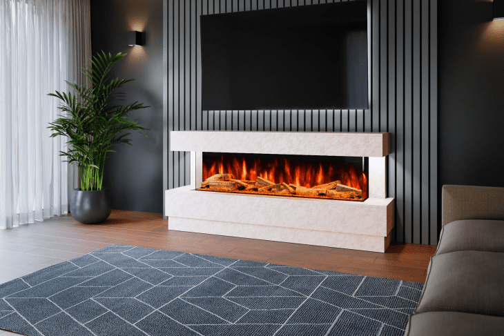 Electric Fireplace Suite
